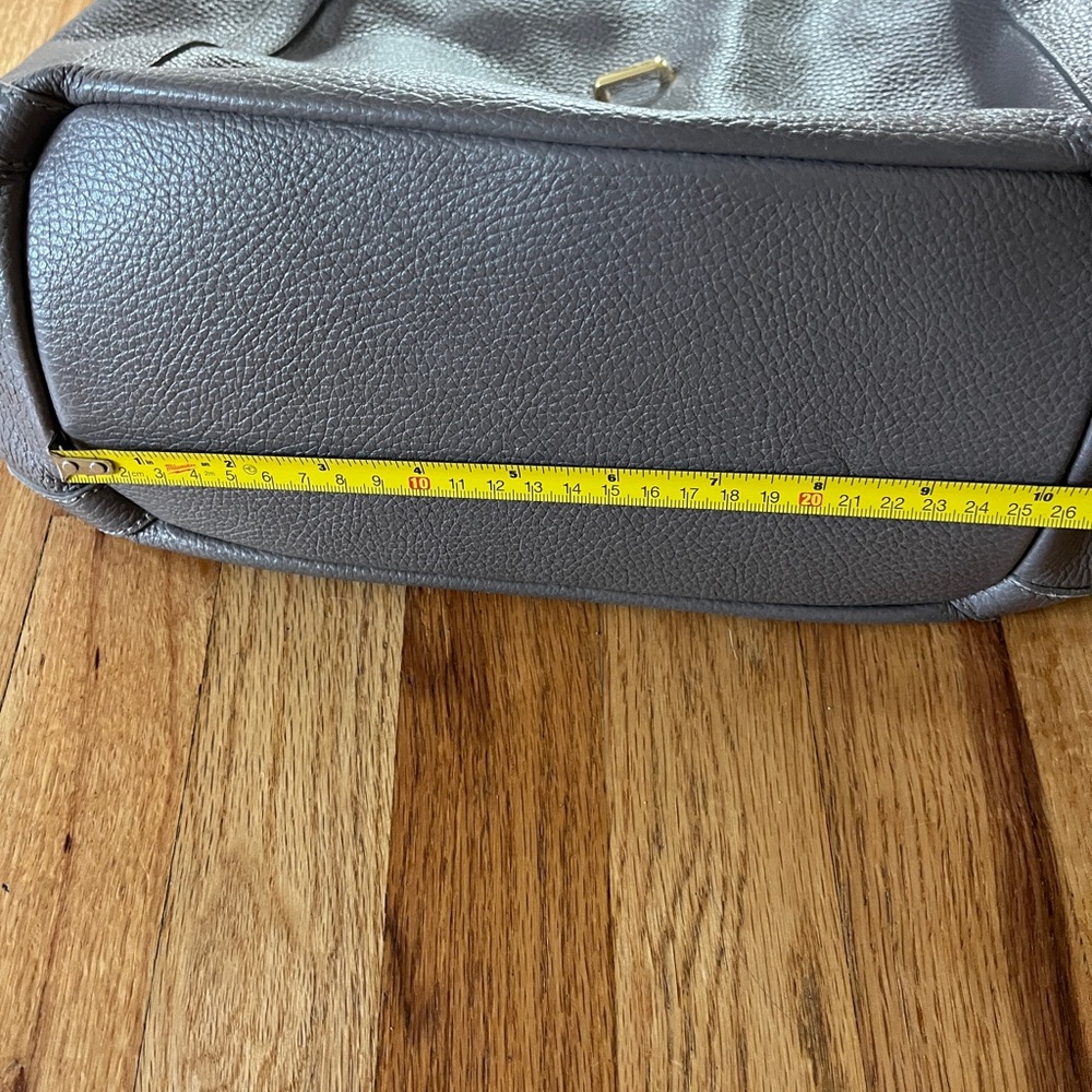 Gray Tote Shoulder Bag - Large Purse - Picture 5 of 7